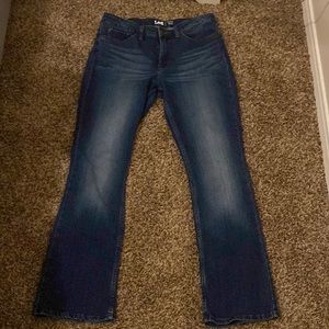 Lee high waisted boot cut jeans